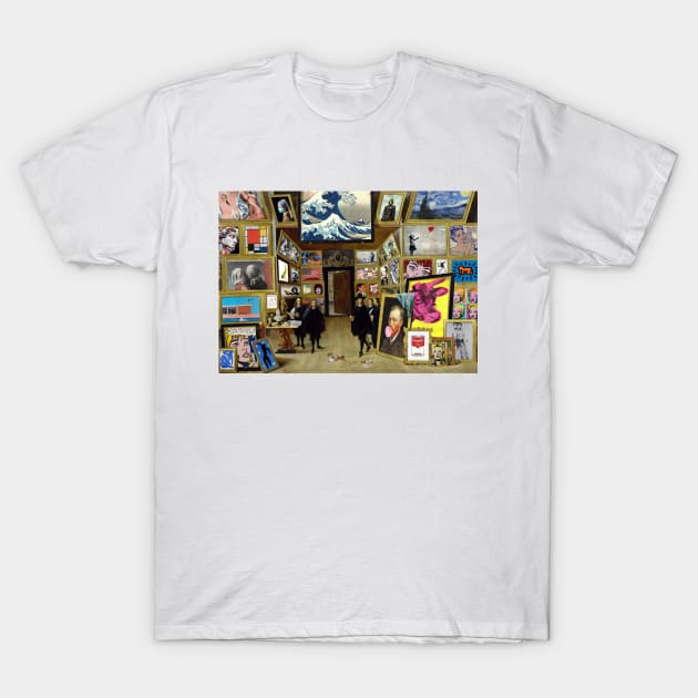 Modern art gallery T-Shirt by Dikhotomy